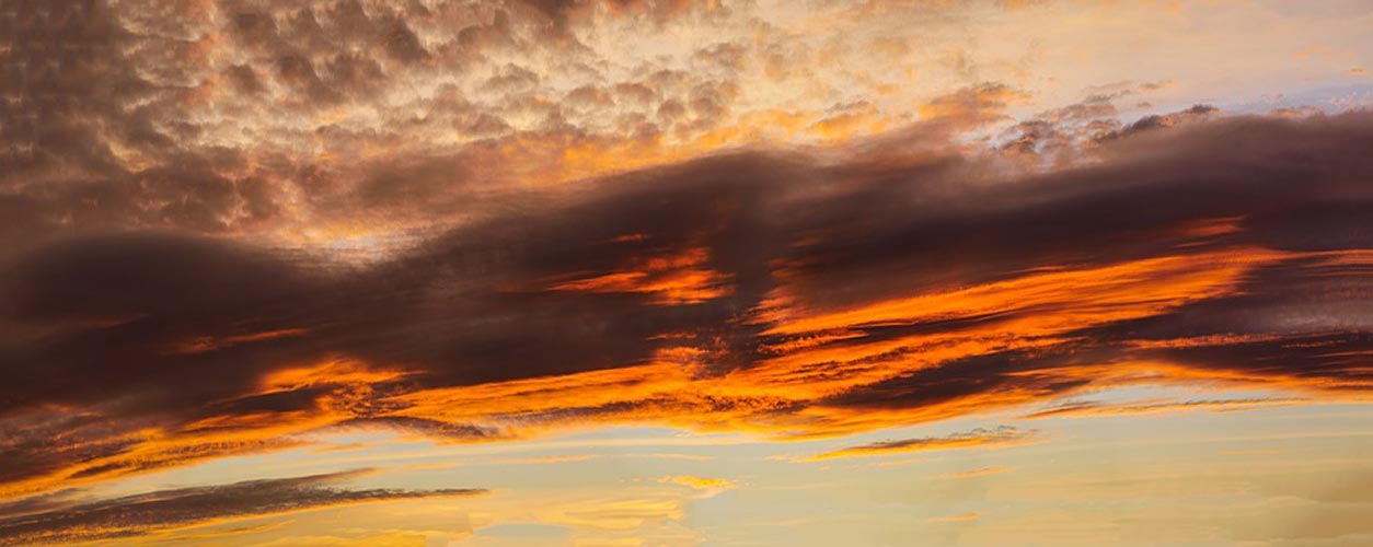 panoramic sky with clouds