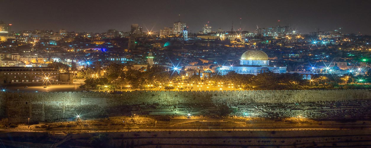 Jerusalem at night