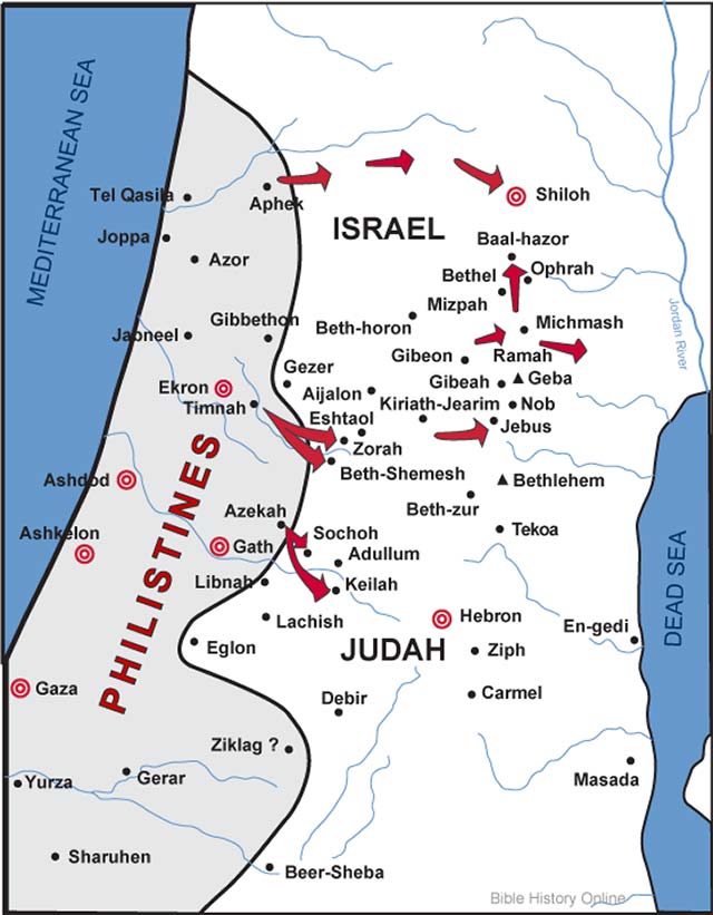 map of Israel