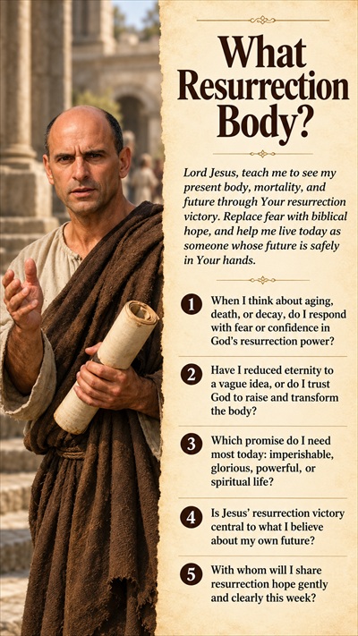 Heart Examination card: What Resurrection Body?