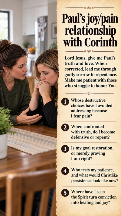 Heart Examination for “Paul’s joy/pain relationship with Corinth”