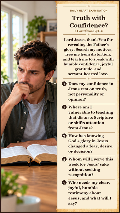 Truth with Confidence? Daily Heart Examination phone card